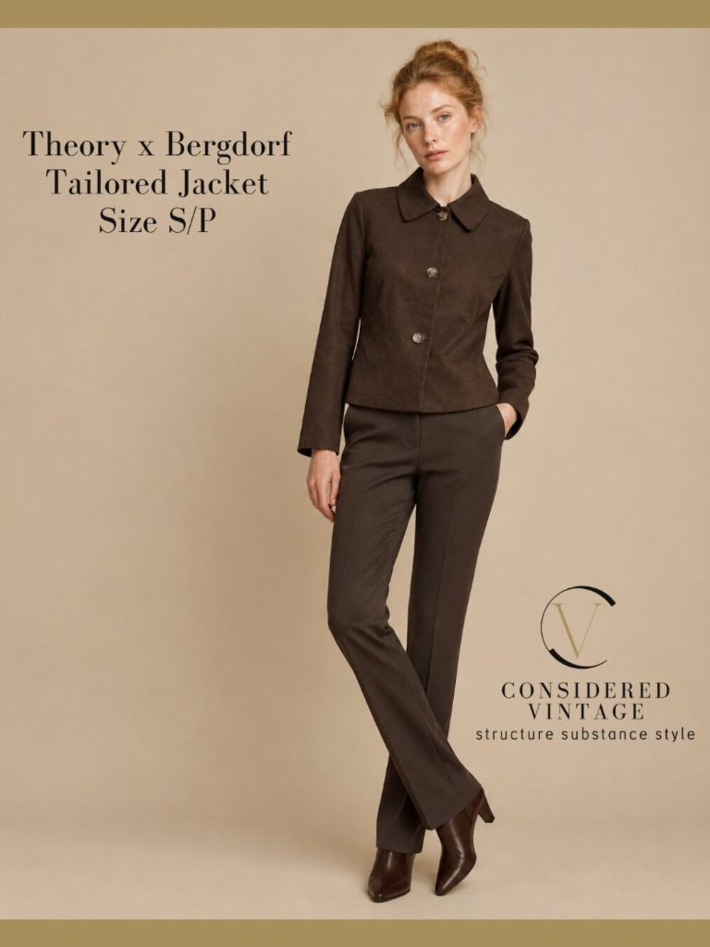 ✨Vintage Theory x Bergdorf Goodman Tailored Jacket S P ✨